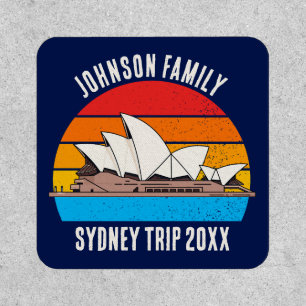 Sydney Australia Trip Opera House Custom Blue Patch