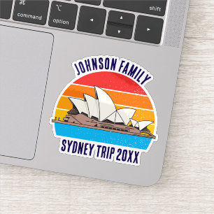 Sydney Australia Trip Opera House Custom Laptop Sticker