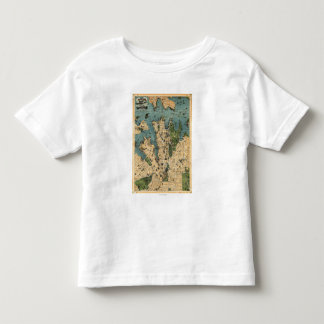 Sydney, AustraliaPanoramic Map Toddler T-shirt