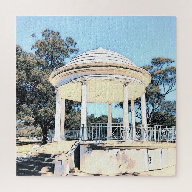 Sydney Balmoral Beach white Rotunda Jigsaw Puzzle (Vertical)