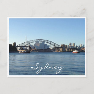 sydney blue postcard