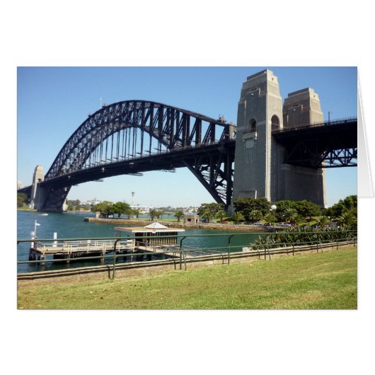 sydney bridge grassy cards (Front Horizontal)