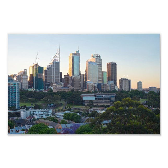 Sydney Business Center Skyscrapers Photo Print (Front)