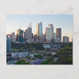 Sydney Business Center Skyscrapers Postcard