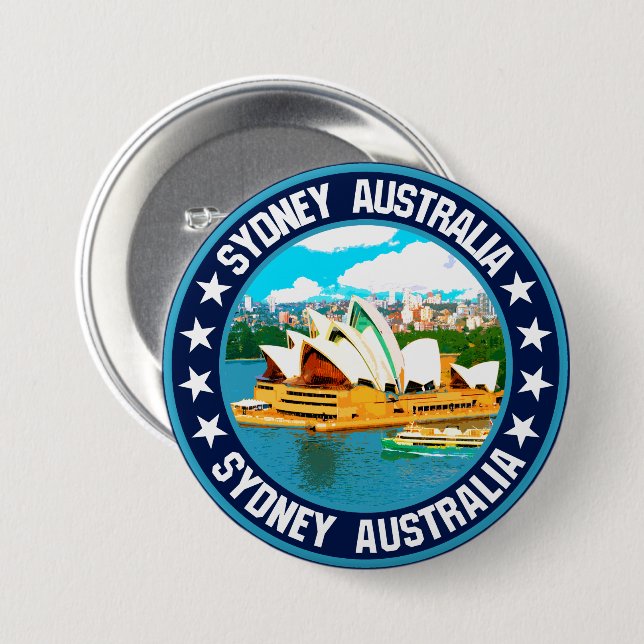 Sydney                                             button (Front & Back)
