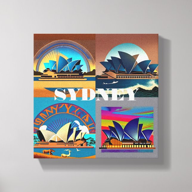 sydney canvas print (Front)