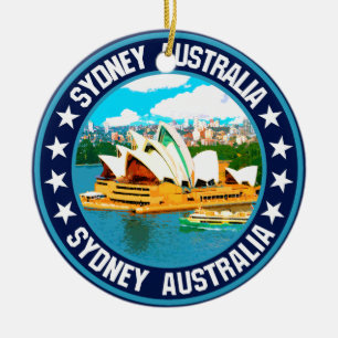 Sydney ceramic ornament