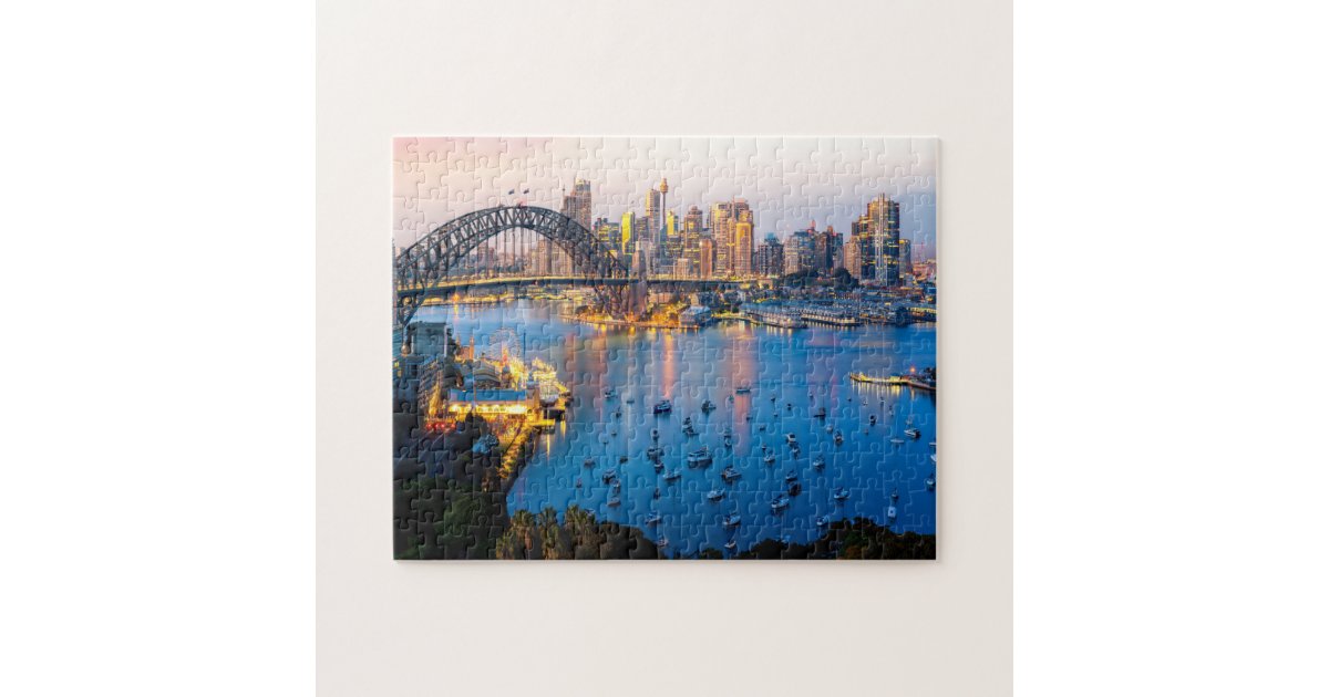 Sydney City Jigsaw Puzzle Zazzle