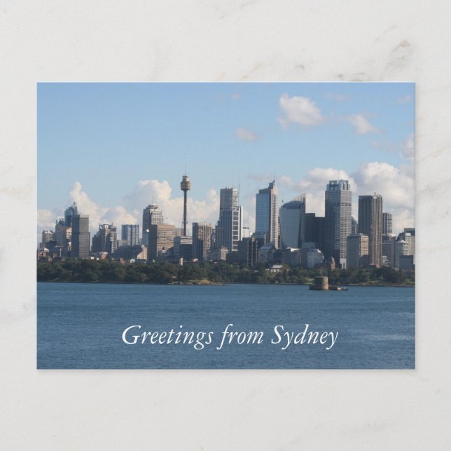 sydney city skyline postcard (Front)