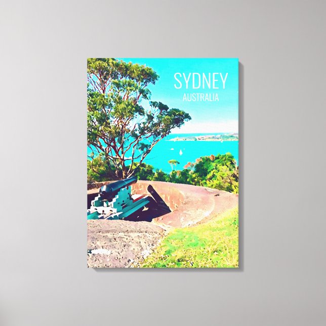 Sydney Georges Head Mosman Australia Canvas Print (Front)
