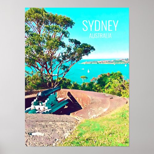 Sydney Georges Head Mosman Australia Poster