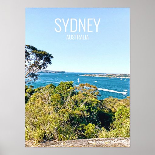 Sydney Georges Head Mosman Australia Poster | Zazzle