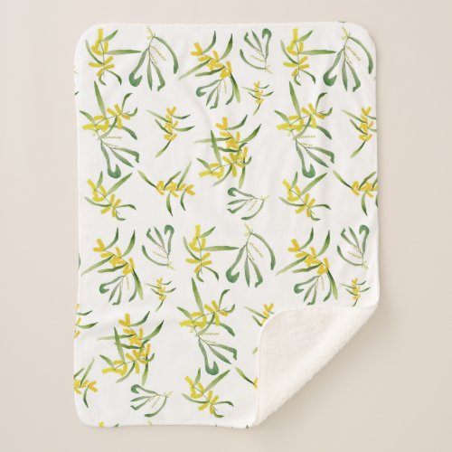 Sydney Golden Wattle Baby Blanket