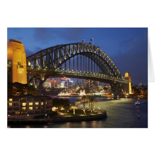 Sydney Harbor Bridge and Park Hyatt Sydney Hotel