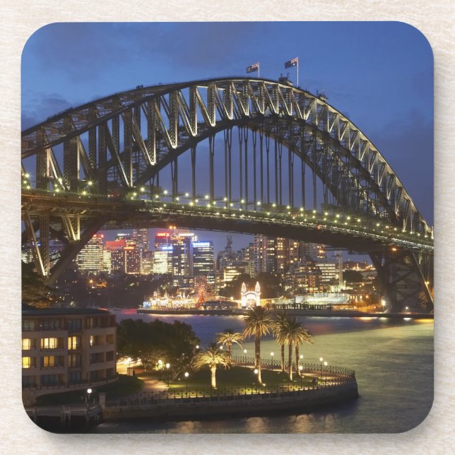Sydney Harbor Bridge and Park Hyatt Sydney Hotel Coaster (Front)