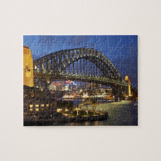 Sydney Harbor Bridge and Park Hyatt Sydney Hotel Jigsaw Puzzle (Horizontal)