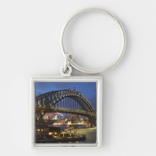 Sydney Harbor Bridge and Park Hyatt Sydney Hotel Keychain (Front)