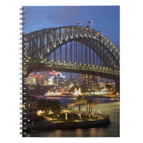 Sydney Harbor Bridge and Park Hyatt Sydney Hotel Notebook