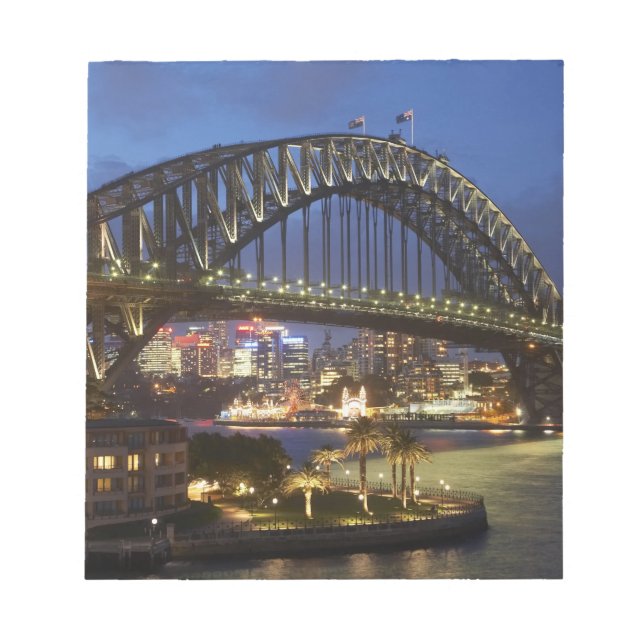 Sydney Harbor Bridge and Park Hyatt Sydney Hotel Notepad (Front)