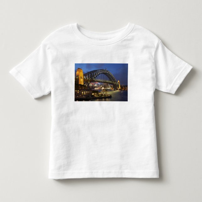 Sydney Harbor Bridge and Park Hyatt Sydney Hotel Toddler T-shirt (Front)