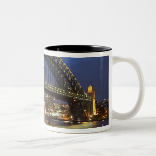 Sydney Harbor Bridge and Park Hyatt Sydney Hotel Two_Tone Coffee Mug