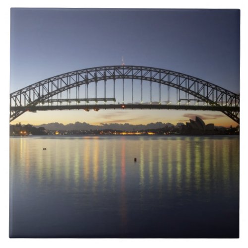 Sydney Harbor Bridge and Sydney Opera House at Tile