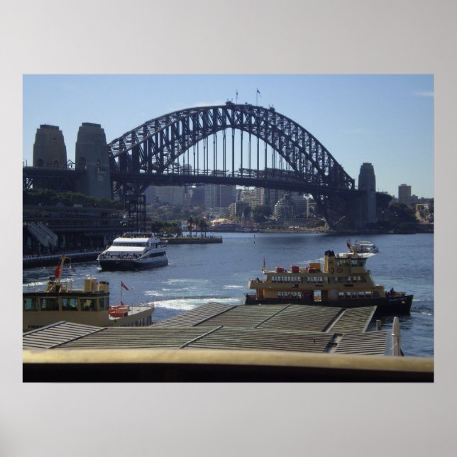 Sydney Harbor Bridge Poster (Front)
