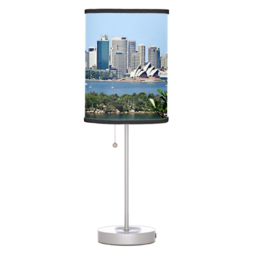 Sydney Harbor from the Zoo Table Lamp