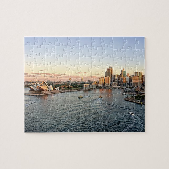 Sydney Harbor - Opera House - 8x10 - 110 pcs Jigsaw Puzzle (Horizontal)