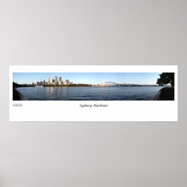 Sydney Harbor Panorama Poster (Front)