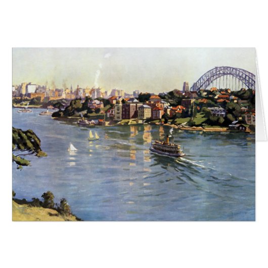 Sydney Harbour Australia Cards (Front Horizontal)