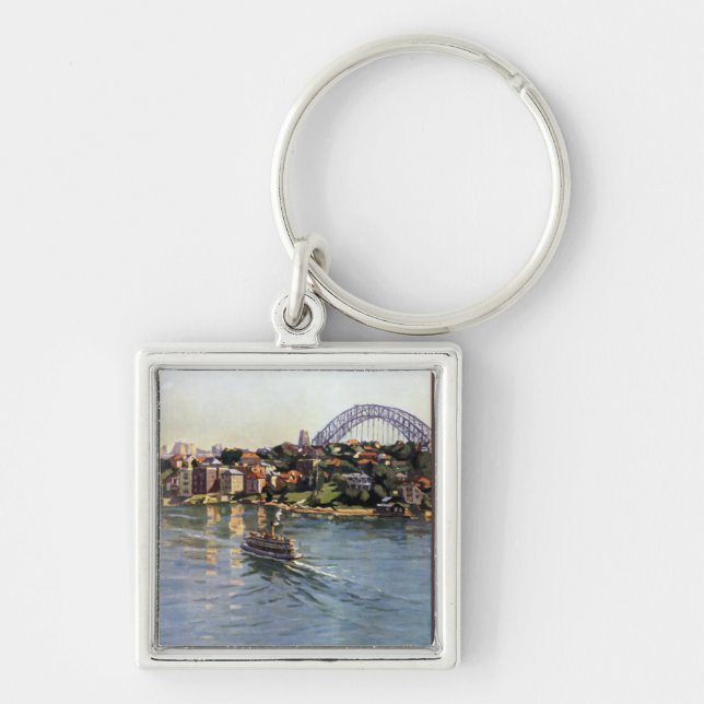 Sydney Harbour Australia Keychain (Front)