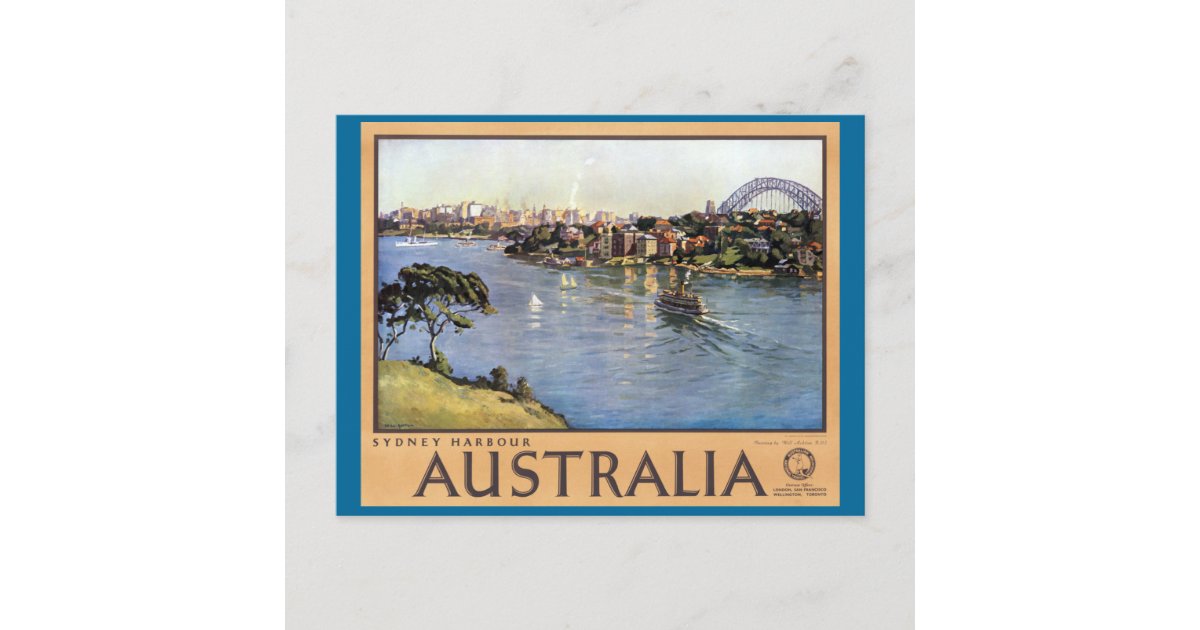 Sydney Harbour, Australia Postcard | Zazzle