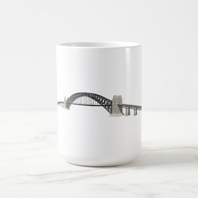 Sydney Harbour Bridge: 3D Model: Coffee Mug (Center)