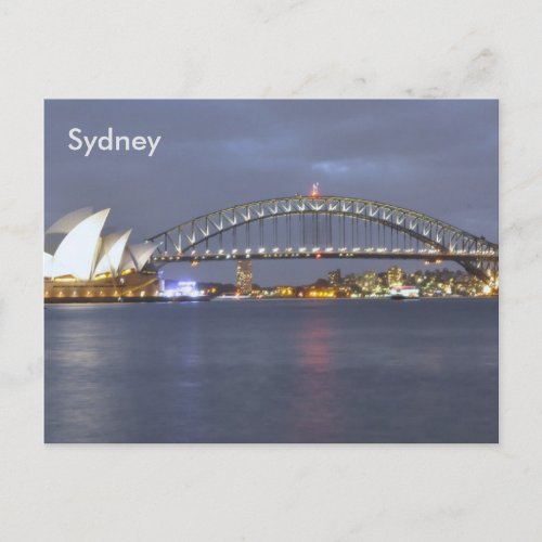 Sydney Harbour Bridge Australia Postcard