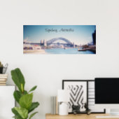 Sydney Harbour Bridge, Australia Poster (Home Office)