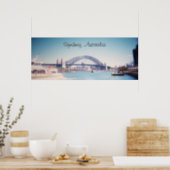 Sydney Harbour Bridge, Australia Poster (Kitchen)