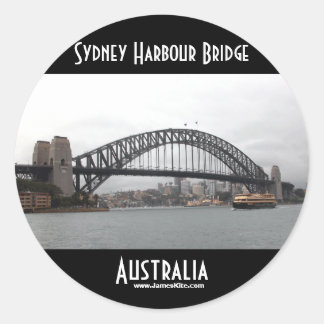 Sydney Harbour Bridge Classic Round Sticker