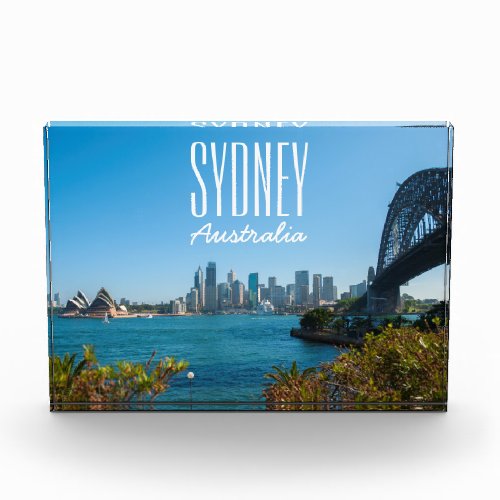 Sydney Harbour Bridge  Opera House Skyline Photo Block