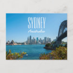 Sydney Harbour Bridge &amp; Opera House Skyline Postcard