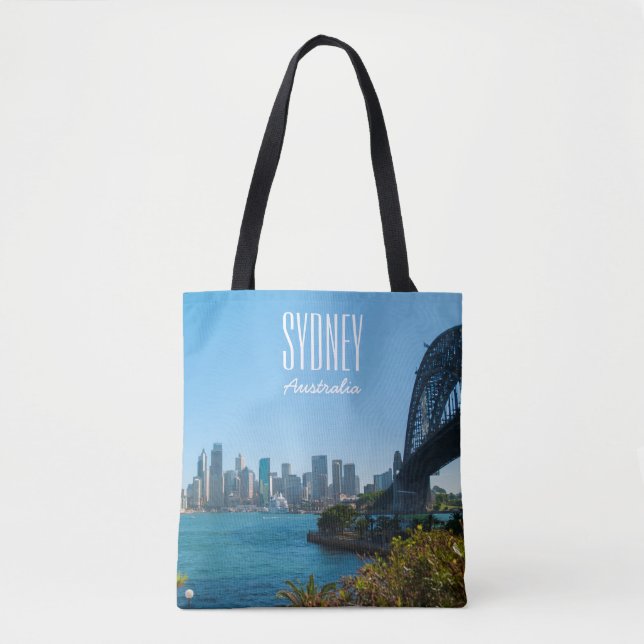 Sydney Harbour Bridge & Opera House Skyline Tote Bag (Front)