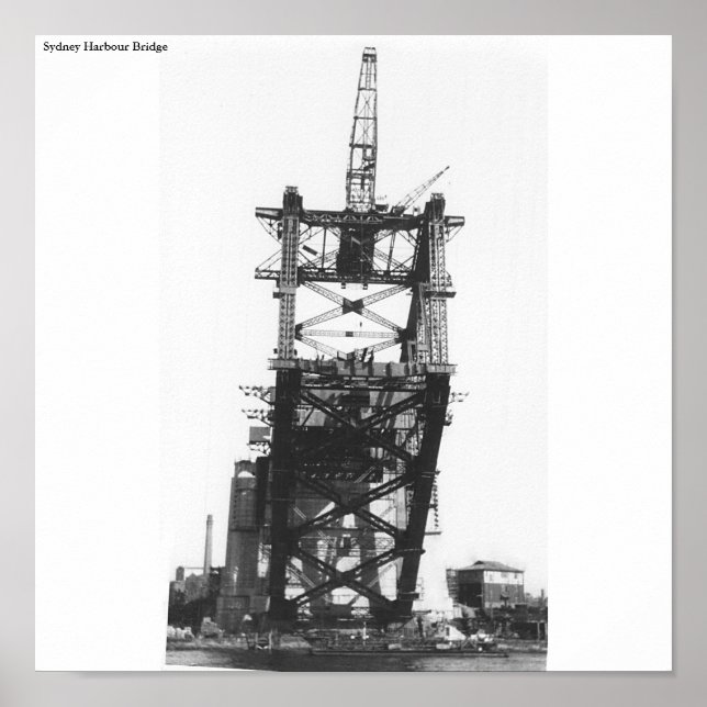 Sydney Harbour Bridge Poster (Front)