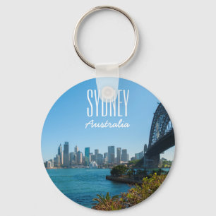 Sydney Harbour Bridge & Skyline Australia Keychain