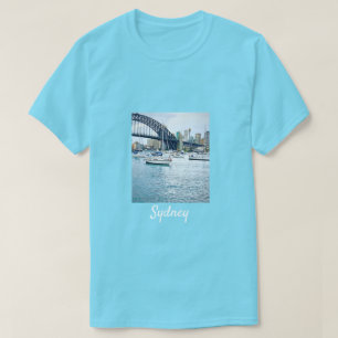 Sydney Harbour Bridge with yachts T-Shirt