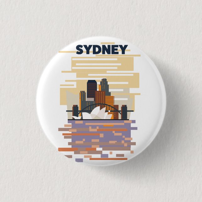 Sydney Harbour Button (Front)