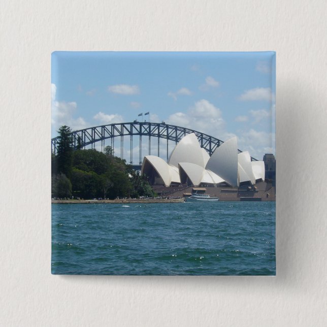 sydney harbour button (Front)