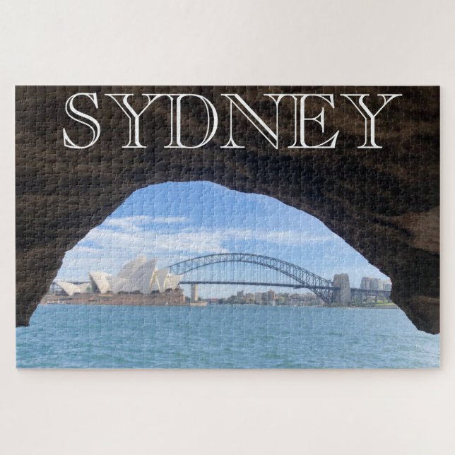 sydney harbour cave jigsaw puzzle (Horizontal)