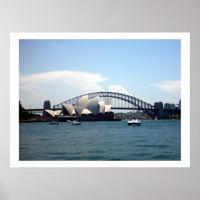 sydney harbour scene poster (Front)