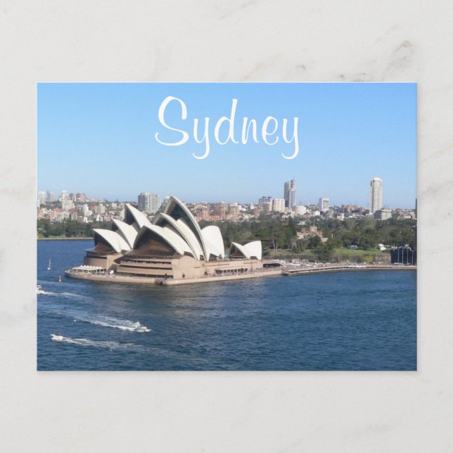 Sydney Harbour, Sydney Opera House, Australia Postcard (Front)
