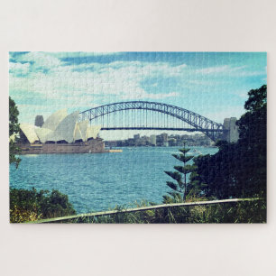 sydney harbour vintage jigsaw puzzle